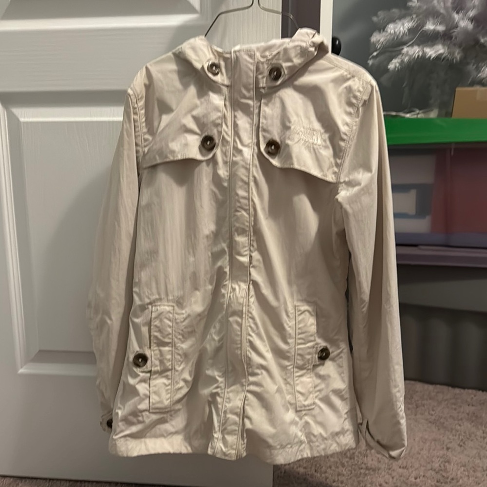 The North Face Beige Hooded Jacket